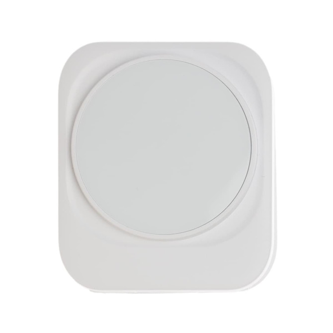 A 3-in-1 wireless charger in a sleek white design, featuring a round charging surface.