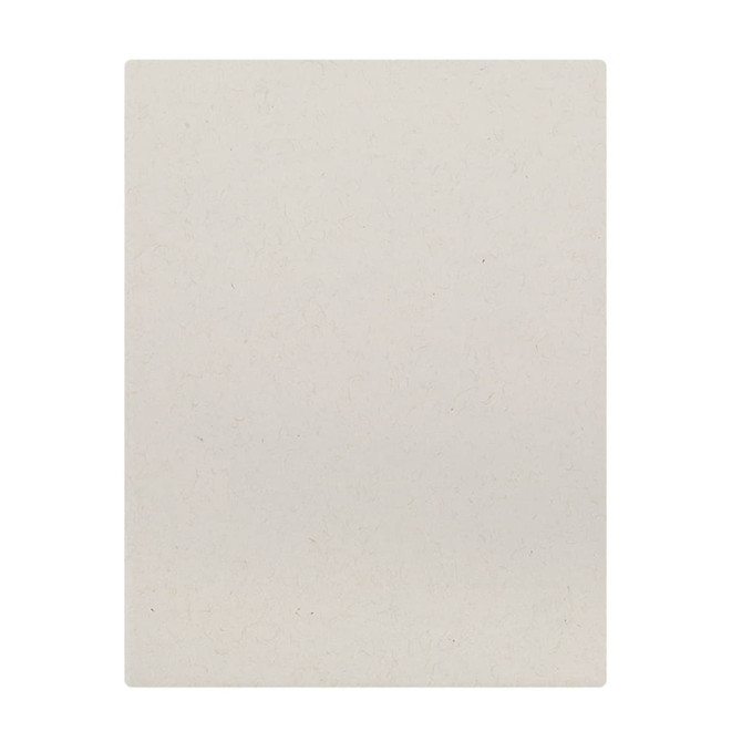 A plain, light beige planner with a smooth surface and rounded corners, featuring a subtle texture.