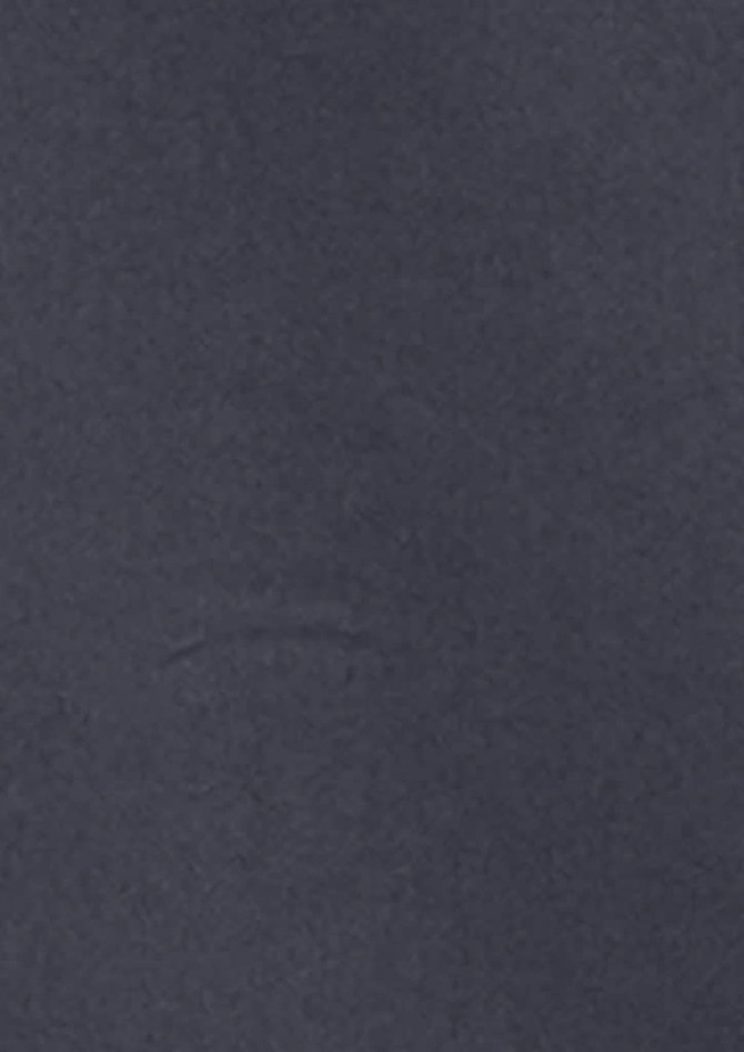 A dark grey women's button-up shirt featuring short sleeves and a simple design. It includes a logo.