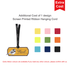 A custom car air freshener in floral design with a black ribbon hanging cord, available in various colours.