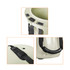 A 15L light green ice bucket featuring a handy black rope and multiple attachment points. Includes a black handle.