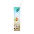 A cardboard floor display featuring a tropical beach design with colourful beach ball and seashell elements.