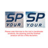 Acrylic fibre logo mat featuring a blue and grey design with a logo. Suitable for office and business environments.