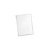 A compact sticky notepad in white, featuring a plain cover and no visible branding.