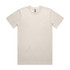 A plain cream T-shirt displayed flat. The shirt has a logo tag at the neckline.