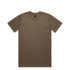 A brown Classic Tee t-shirt with a round neck and short sleeves, featuring a logo on the label.