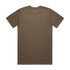 A brown Classic Tee with a plain back. The shirt is made from soft fabric and includes a logo.
