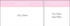 A notepad featuring a pink header, with dimensions of 125x75mm and 75x75mm, including an adhesive strip.