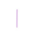 A reusable silicone straw in a soft purple hue, featuring a minimalist design. The straw has a logo.