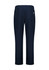 A pair of unisex straight leg scrub pants in navy blue, featuring pockets and an understated design.