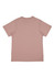 A women's short sleeve tee in a muted pink colour, featuring a plain back design and no visible logos.