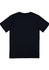 A black short sleeve t-shirt with a plain back and no visible designs or logos.