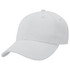 A light grey heavy brushed cotton cap with a curved brim and ventilation holes, featuring a logo on the front.
