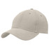 A beige cap with a structured design and a curved peak, featuring branding on the side.