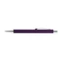 A purple aluminium pen with a silver clip, featuring a sleek and modern design.