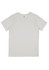 A plain white short-sleeve T-shirt featuring a tag and a simple design. It has no visible logos.