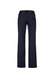 Navy relaxed pants with a straight leg design and a back pocket detail. Features a subtle logo.