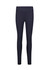 A pair of high-rise pull-on corporate leggings in a dark navy colour, featuring a smooth finish and a brand logo.