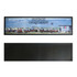 A long counter mat featuring a vibrant outdoor scene with horses and riders, predominantly in green and brown tones.
