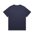 A navy blue Heavy Tee with a plain back, featuring a logo at the neckline.