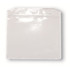 A clear PVC card holder with two holes for attachment, suitable for displaying ID cards or passes.