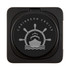 A black wireless charger featuring a ship's wheel and silhouette of a ship. It includes a logo.