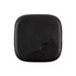 A retractable charging cable set in a compact black case. The case features a curved opening for cable access.