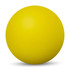 A bright yellow high bounce ball with a smooth surface and round shape. The ball has a subtle sheen reflecting light.