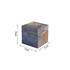 A 3D puzzle cube featuring colourful artwork on all sides, measuring 7cm x 7cm x 7cm. Includes a logo.