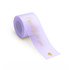 A roll of lilac organza ribbon with gold text reading "Especially for you" and a small heart design.