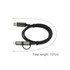 A 60W long braided charging cable in black, featuring multiple connectors and measuring 107 cm in length.