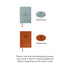 A soft PU leather notebook in orange with a logo, alongside a debossed sample in a light blue variant.