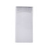 A rectangular pack of chewy peppermint mints, primarily white with a clear top section and featuring a logo.