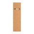 A kraft paper box displaying wooden learning tools inside, featuring a small viewing window.