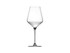 A set of six elegant clear wine glasses with a unique textured design, each holding 550ML, in a gift box.