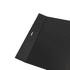 A black magnetic gift box with a ribbon and a closure mechanism, featuring a smooth textured surface.