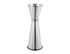 A stainless steel spirit measure in a sleek design, featuring 30ml and 60ml measurements. Includes a logo.