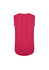 A sleeveless blouse in vibrant magenta with pleat detail at the back, featuring a smooth, flowing design.