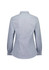 A long sleeve shirt in a blue and white gingham pattern, featuring a button-up collar and a fitted silhouette.