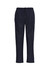 Unisex track pants in navy, featuring an elastic waistband with a drawstring and a simple design.