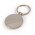 Circle Bamboo Zinc Keytag