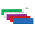 A 15cm ruler set featuring green, white, purple, red, and blue rulers, each with measurement markings.