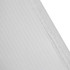 A plain white paper bag with a ribbed texture and visible stitching along the edge.