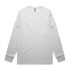 A grey long-sleeve t-shirt with a round neckline and a small logo on the label.