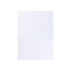 A white memo pad with a smooth surface. The product includes a logo in the corner.