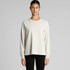 A long-sleeved, faded light grey T-shirt with a relaxed fit. Features long sleeves and a simple design.