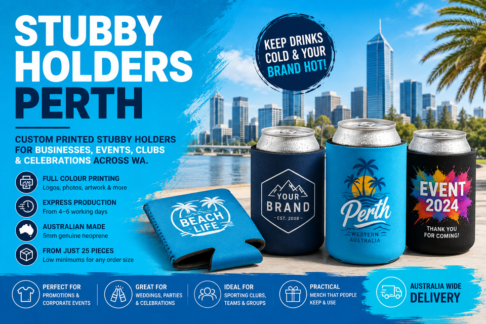 Stubby Holders & Drink Coolers Perth & WA
