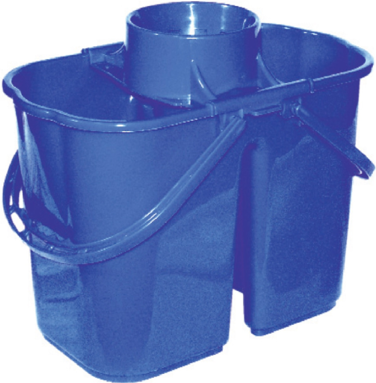 6 gal. Rectangular Bucket w/ Handle, Lid and Wheels