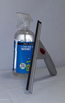 Glass Cleaner with 12" & 14" Plastic Squeegees