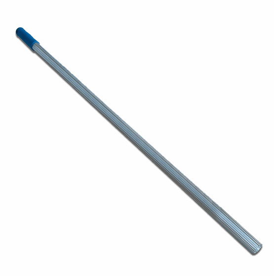 Fluted Aluminum Handle with plastic grip 1" x 47"